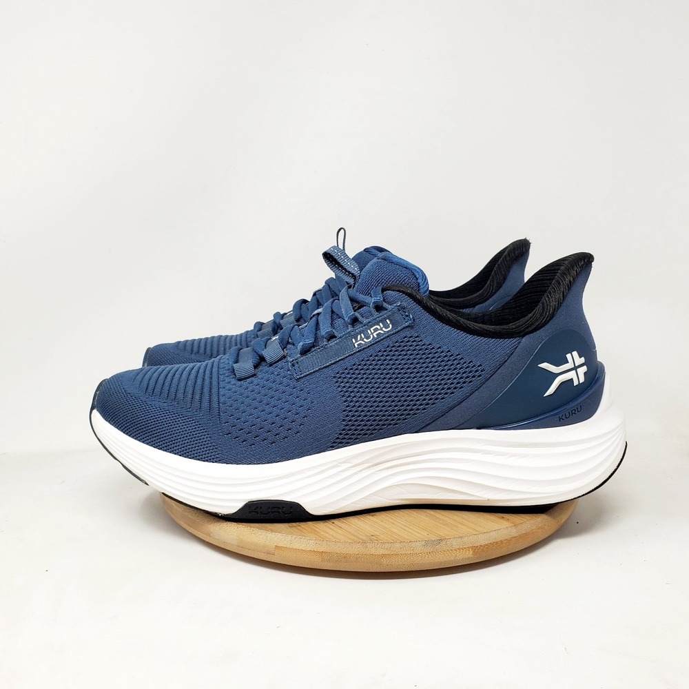 KURU Atom 2 Shoes Mens 9 Blue Lace Up Comfort Sneaker